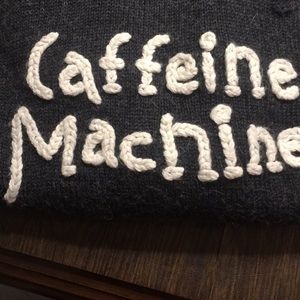 Wild fox Caffeine Machine grey sweater.